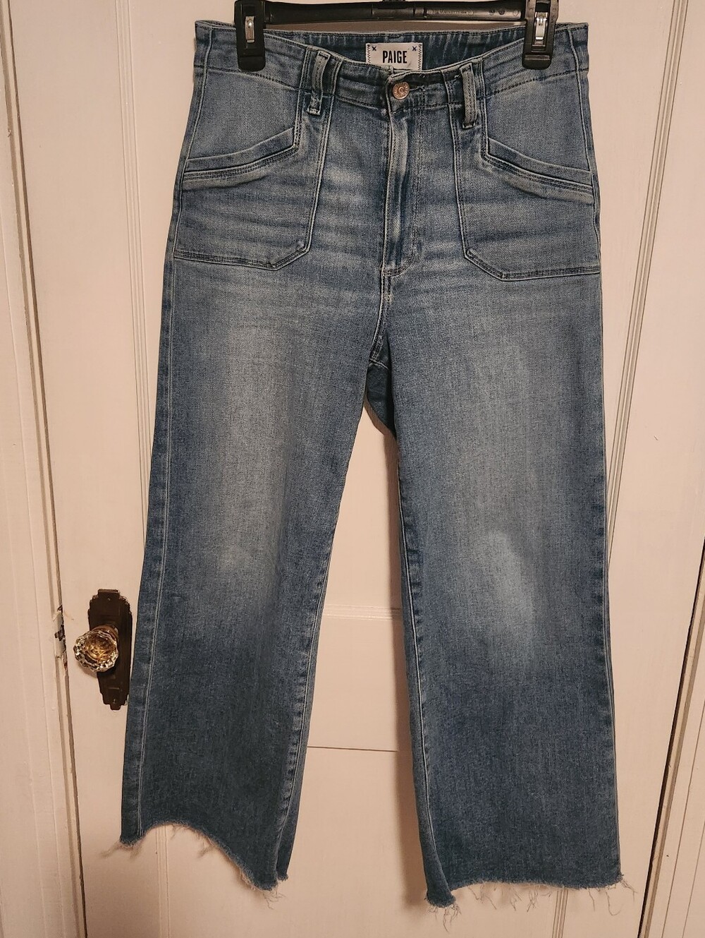 PAIGE Aneesa Wide Leg Jeans Petite - Picture 5 of 9